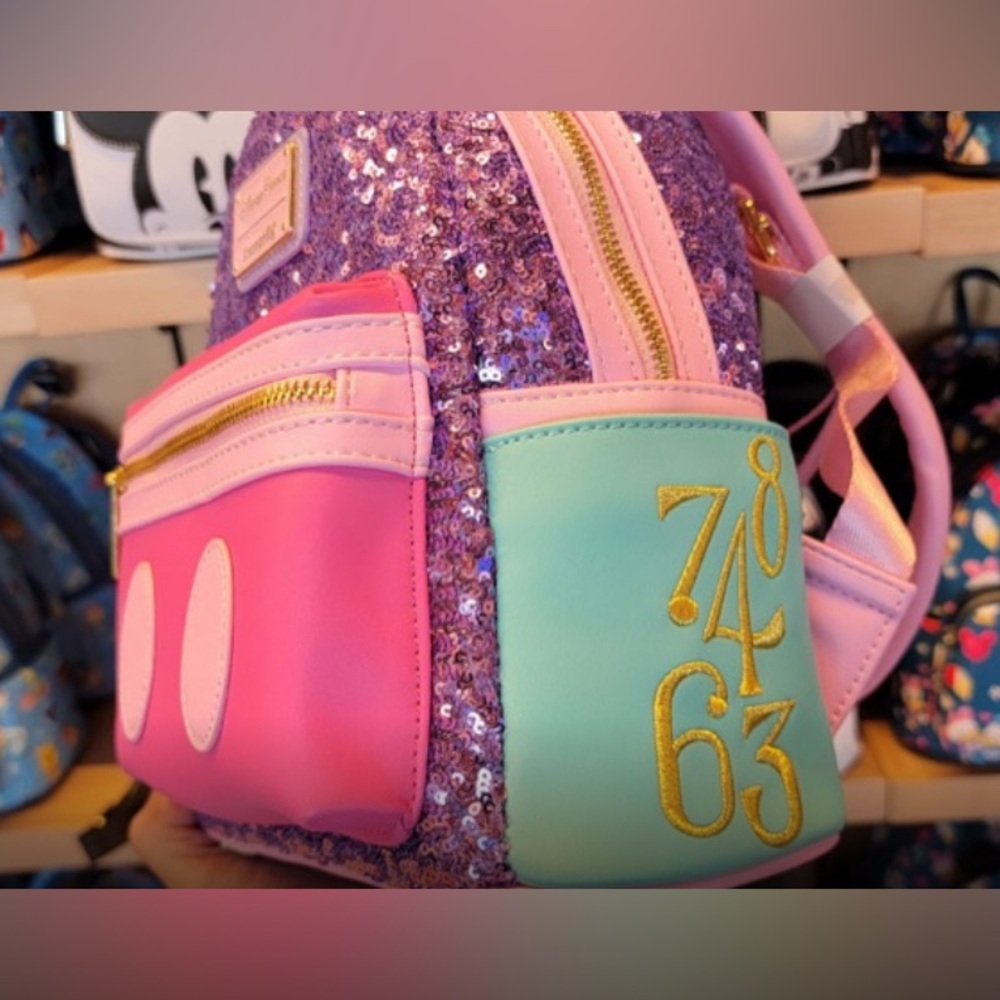 Rare Loungefly X Disney It’s a Small World Backpack Main Attraction Backpack - Picture 4 of 6